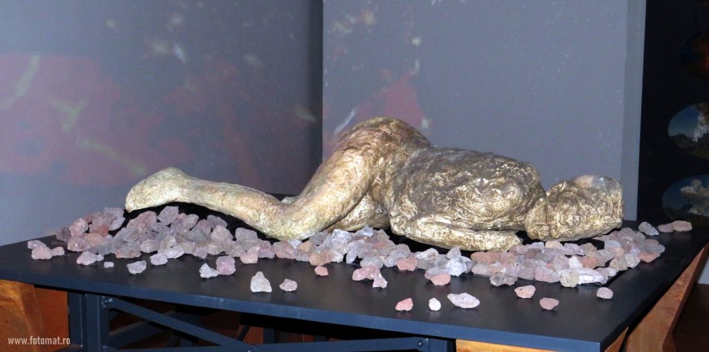 Mulajul unui corp uman de la Pompei. (copie)