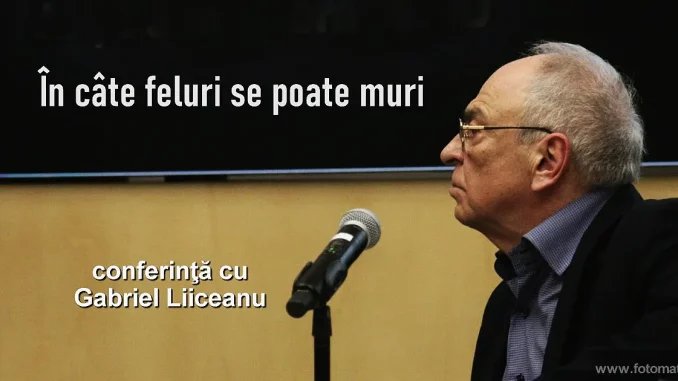 Gabriel Liiceanu in conferinta la Timisoara